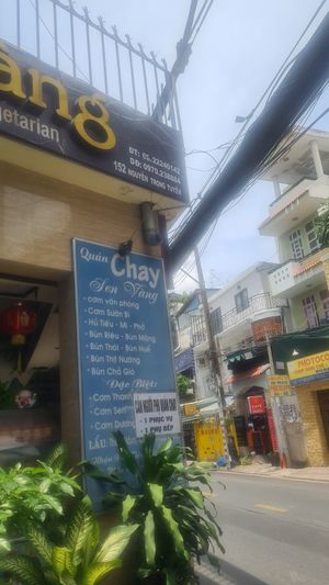 Sign at Sen Vang in Ho Chi Minh City