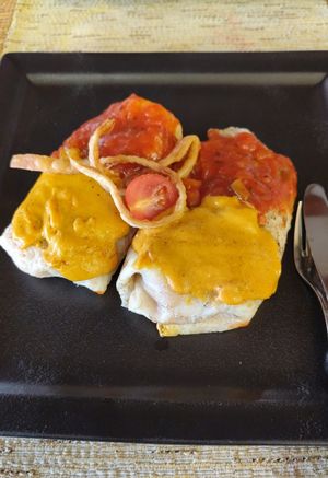 Chimichangas veganas🙃 at De Poncho in Ptuj