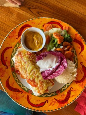 Burrito con verdura vegan at De Poncho in Ptuj