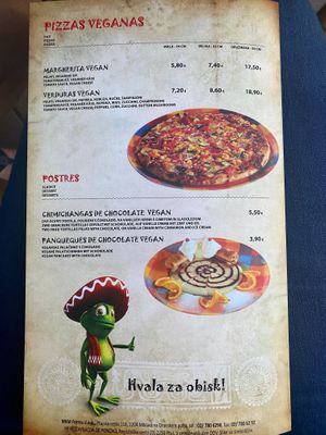Special vegan menu part 4 at De Poncho in Ptuj