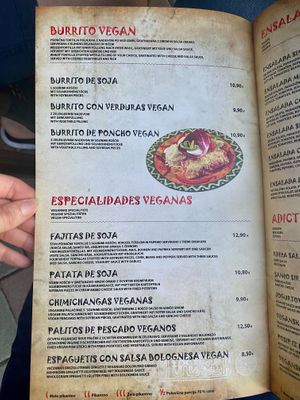 Special vegan menu part 2 at De Poncho in Ptuj