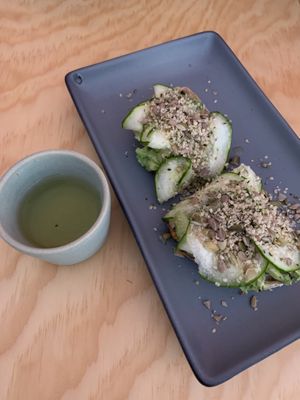 Avocado toast at Clemente Café in Puebla