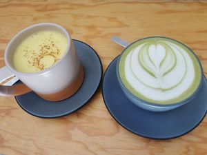 Cafés at Clemente Café in Puebla