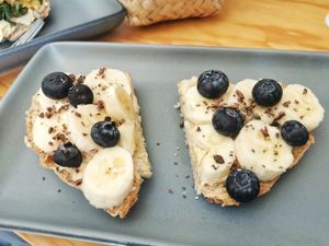 Tosta at Clemente Café in Puebla