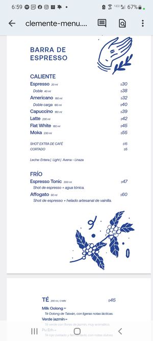  at Clemente Café in Puebla