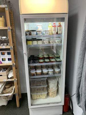 Fridge  at B12 Zero Waste in St Petersburg