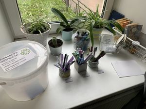 They also recycle toothbrushes, plastic cards, razors  at B12 Zero Waste in St Petersburg