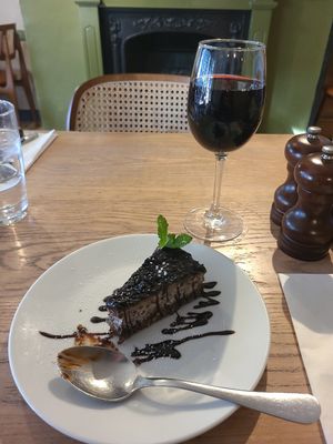 Vegan Oreo cheesecake at Wildwood in Canterbury