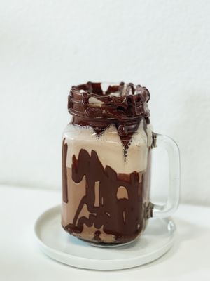 Hazelnut hot chocolate!  at Bloom in Logan