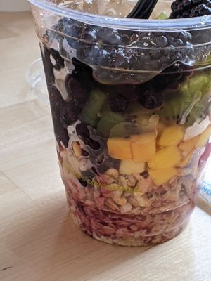 Fruit cup at Bloom in Logan