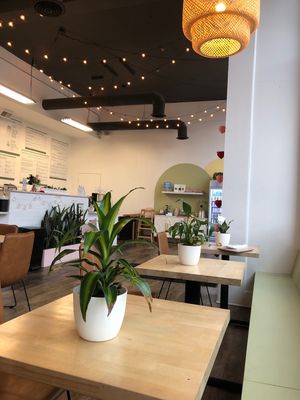 Updated decor with pleasant ambiance .  at Bloom in Logan