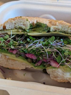 Bagel - maybe the best bagel I've had at Bloom in Logan