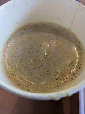 Golden milk (a bit too much turmeric but overall good) at Bloom in Logan