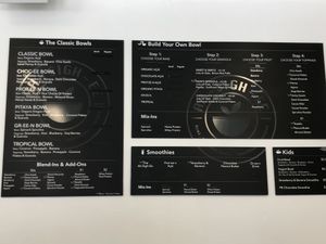 Menu at Bloom in Logan