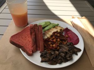 Vegan brunch part I at Cafeteira da Vila in Vila Do Conde