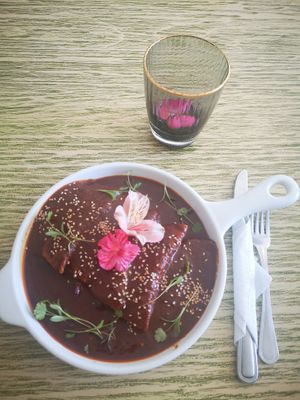 Mole de Xiqueño at Naked in San Luis Potosi