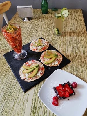 Food at Naked in San Luis Potosi