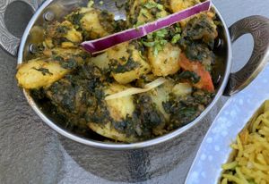 Aloo palak  at Curry Express in Bridgewater