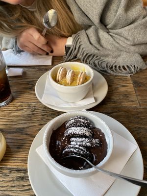Pudding with Oreo cookies  at Vegan Hood in New York City