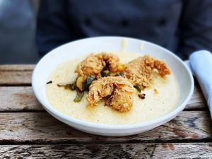   at Vegan Hood in New York City