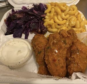 Wings entree  at Vegan Hood in New York City