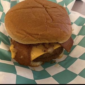 Burger!! at Vegan Hood in New York City