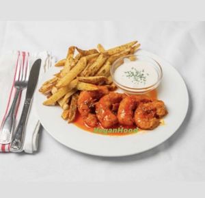 Bed stuy Buffalo shrimp!!! at Vegan Hood in New York City