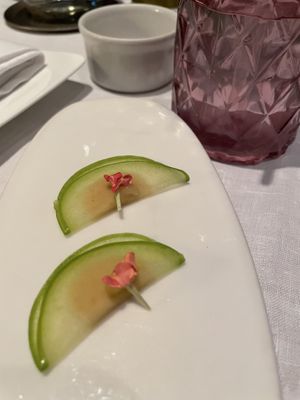 Apple Ravioli  at Pied a Terre in London