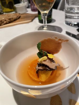 Soup   at Pied a Terre in London