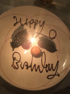 Petit Fours at Pied a Terre in London