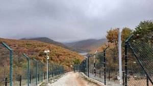 Outside at Bear Sanctuary in Pristina