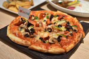 OmniMeat Pizza at Soleil Hibiya Okuroji in Tokyo