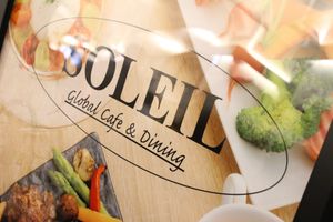 Signboard at Soleil Hibiya Okuroji in Tokyo