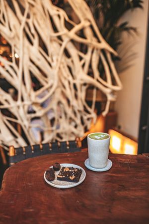 Yummy #vegan #vegetarian at Bali Wood Café in Vilnius