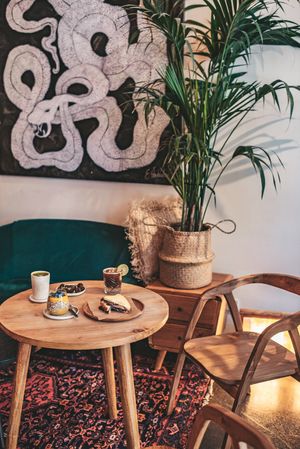 Yummy #vegan #vegetarian at Bali Wood Café in Vilnius