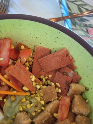 Bester veganer Bacon in 11 Jahren vegan unterwegs at Jack Fruit in Verbania