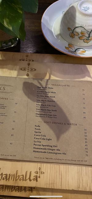   at Shamballa Vegetarian Restaurant Lounge & Cafe in Ho Chi Minh City