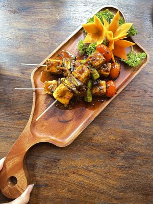 Tofu skewers  at Shamballa Vegetarian Restaurant Lounge & Cafe in Ho Chi Minh City