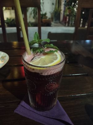 Lemon Hibiscus 🍋🌺 at Shamballa Vegetarian Restaurant Lounge & Cafe in Ho Chi Minh City