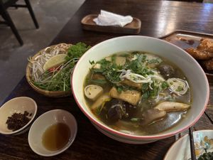   at Shamballa Vegetarian Restaurant Lounge & Cafe in Ho Chi Minh City