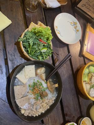   at Shamballa Vegetarian Restaurant Lounge & Cafe in Ho Chi Minh City