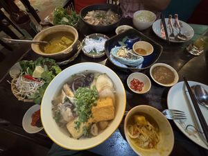   at Shamballa Vegetarian Restaurant Lounge & Cafe in Ho Chi Minh City