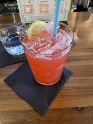 The pink sangria  at The Friesian in Grand Rapids