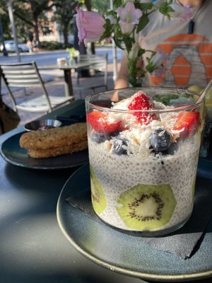 Coconut Chia and Hashbrowns   at The Collin's Quarter in Savannah