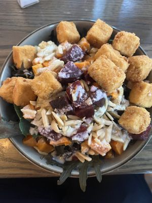 Superfood bowl with tuggets (tofu nuggets)  at Citizen Crust in Foxborough