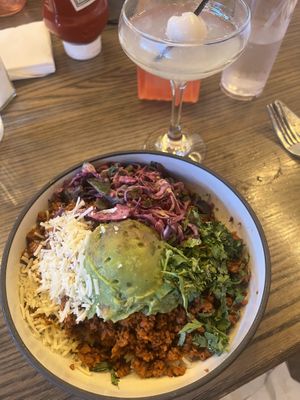 vegan chorizo bowl  at Citizen Crust in Foxborough