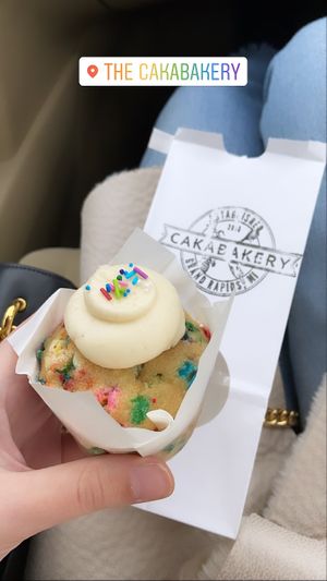 Vegan cupcake!  at Cakabakery in Grand Rapids