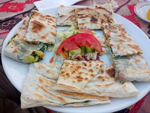 Gözleme vegan at Nazar Börek Restaurant & Cafe in Goreme