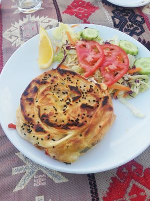 Mediterranean Böregi vegan at Nazar Börek Restaurant & Cafe in Goreme