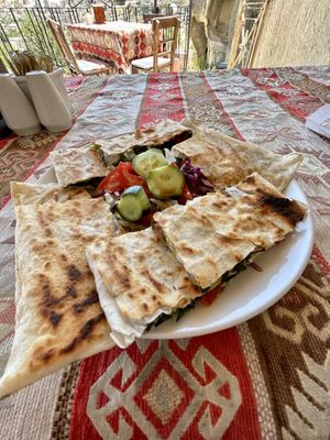 Vegetables gozleme   at Nazar Börek Restaurant & Cafe in Goreme